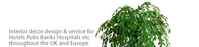 interior design decor and service for hotels pubs banks hosptials throught the UK and europe
